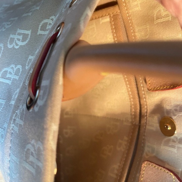 Dooney & Bourke Pristine Leather trim Bag - Picture 15 of 16